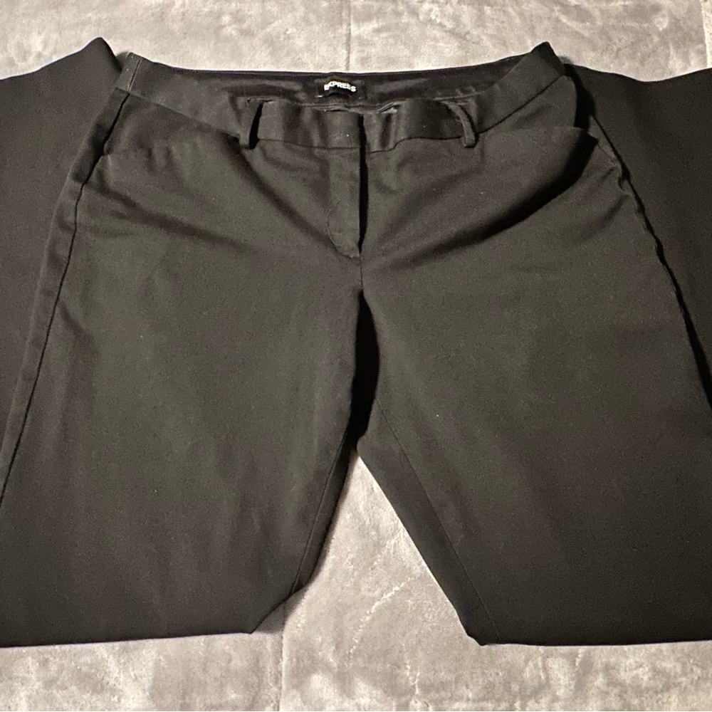 Express Classic Black Womens Editor Dress Pants